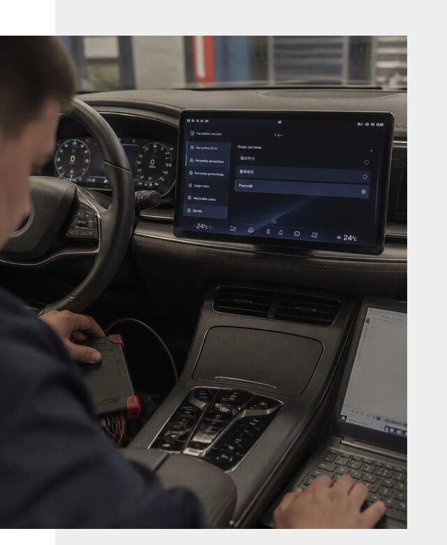 Русификация автомобиля BYD HAN для эксплуатации в Новочеркасске